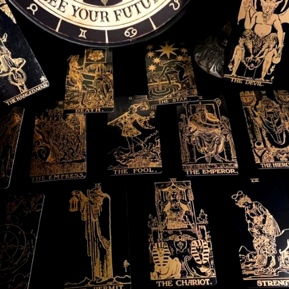 NWT, "LO SCARABEO" STUNNING TAROT BOXED SET. - Picture 2 of 3